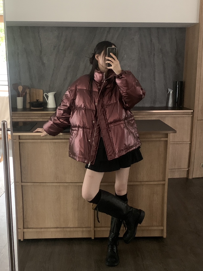GAMDONG東大門㊣實拍女裝新品休閑推薦25秋冬職業短款羽絨服GAMDONG短款羽絨服