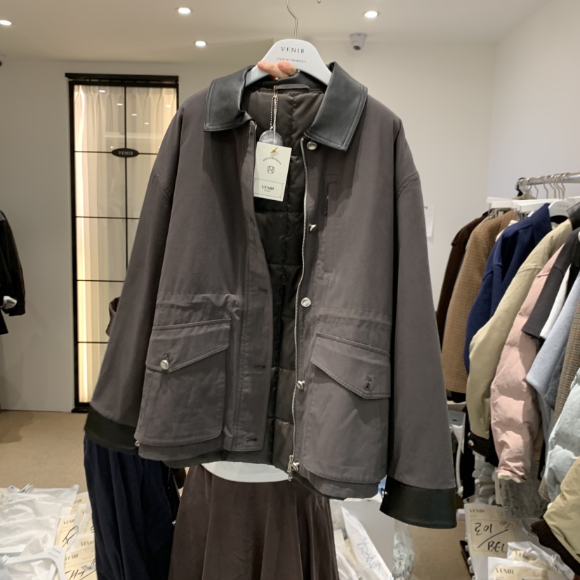 VENIR-a東大門㊣直郵女士新品真品25秋冬時尚推薦短款羽絨服VENIR-a短款羽絨服