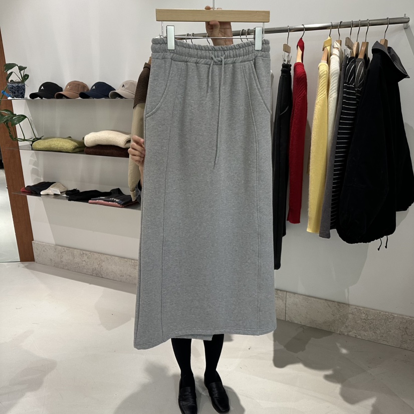 ANDMORE BUTTON東大門㊣直郵女裝新品推薦職業休閑人氣長裙ANDMORE BUTTON長裙