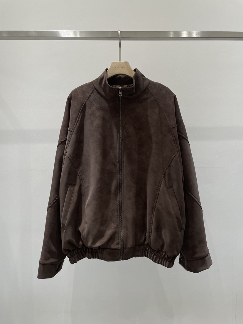 RE STYLE-Q韓國代購㊣女裝新品人氣休閑熱賣推薦夾克雙面RE STYLE夾克圖色2