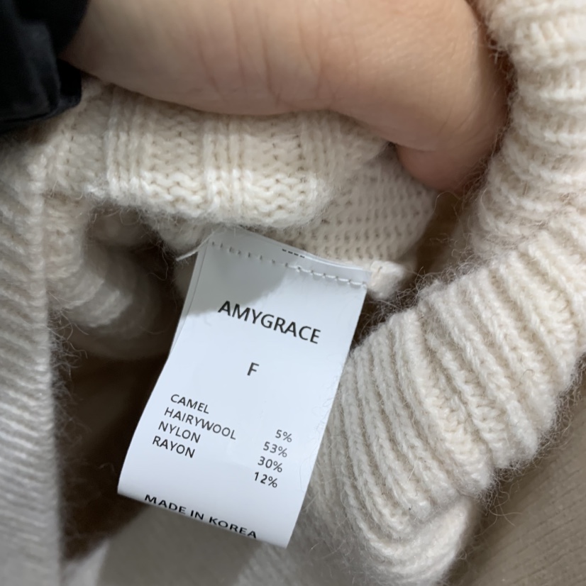 AMY GRACE東大門㊣直郵女士新款熱賣人氣25秋冬職業針織衫AMY GRACE針織衫