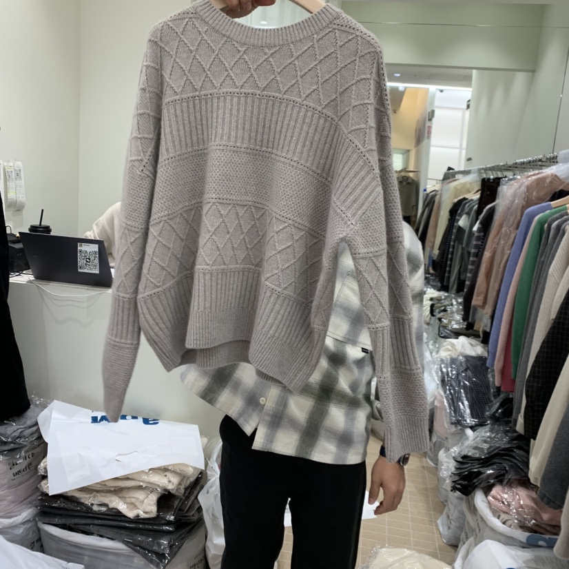 AMY GRACE東大門㊣直郵女士新款熱賣人氣25秋冬職業針織衫AMY GRACE針織衫圖色3