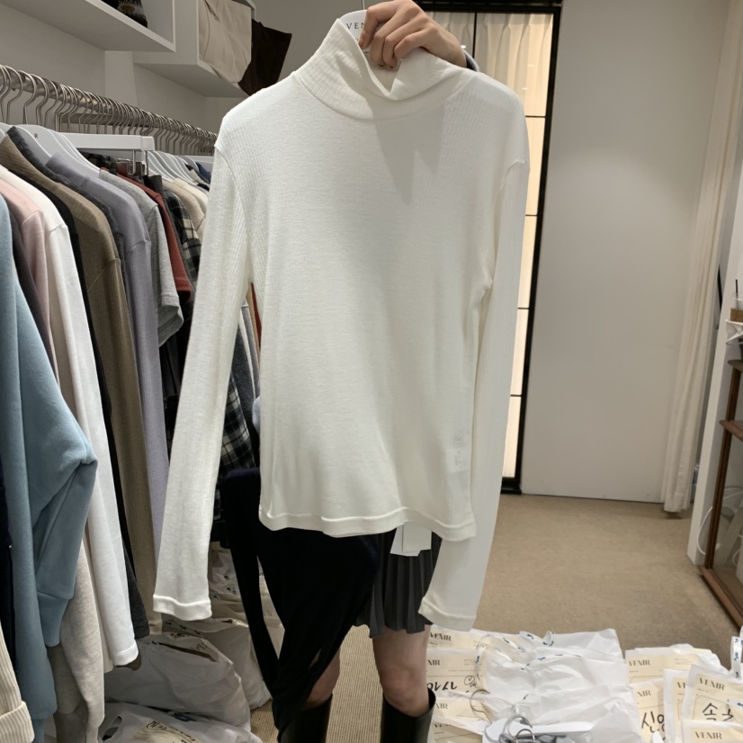 VENIR-a東大門㊣實拍女裝新款真品推薦人氣熱賣職業長袖T恤VENIR-a長袖T恤