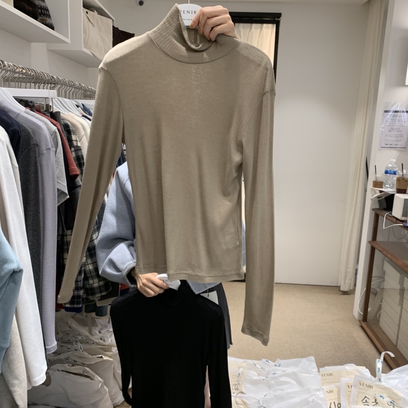 VENIR-a東大門㊣實拍女裝新款真品推薦人氣熱賣職業長袖T恤VENIR-a長袖T恤圖色2