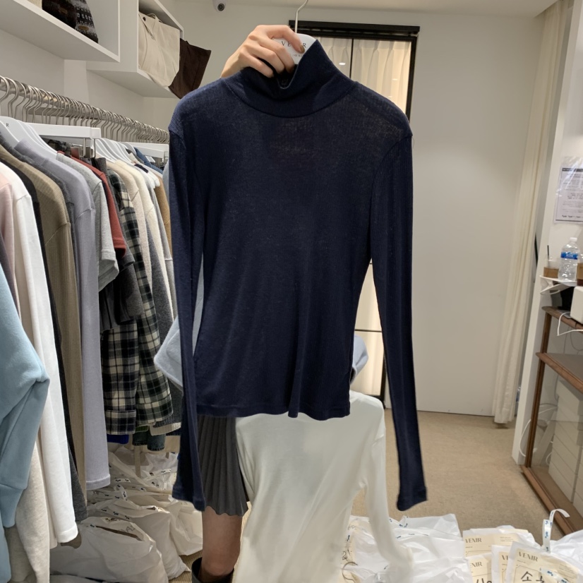 VENIR-a東大門㊣實拍女裝新款真品推薦人氣熱賣職業長袖T恤VENIR-a長袖T恤圖色5