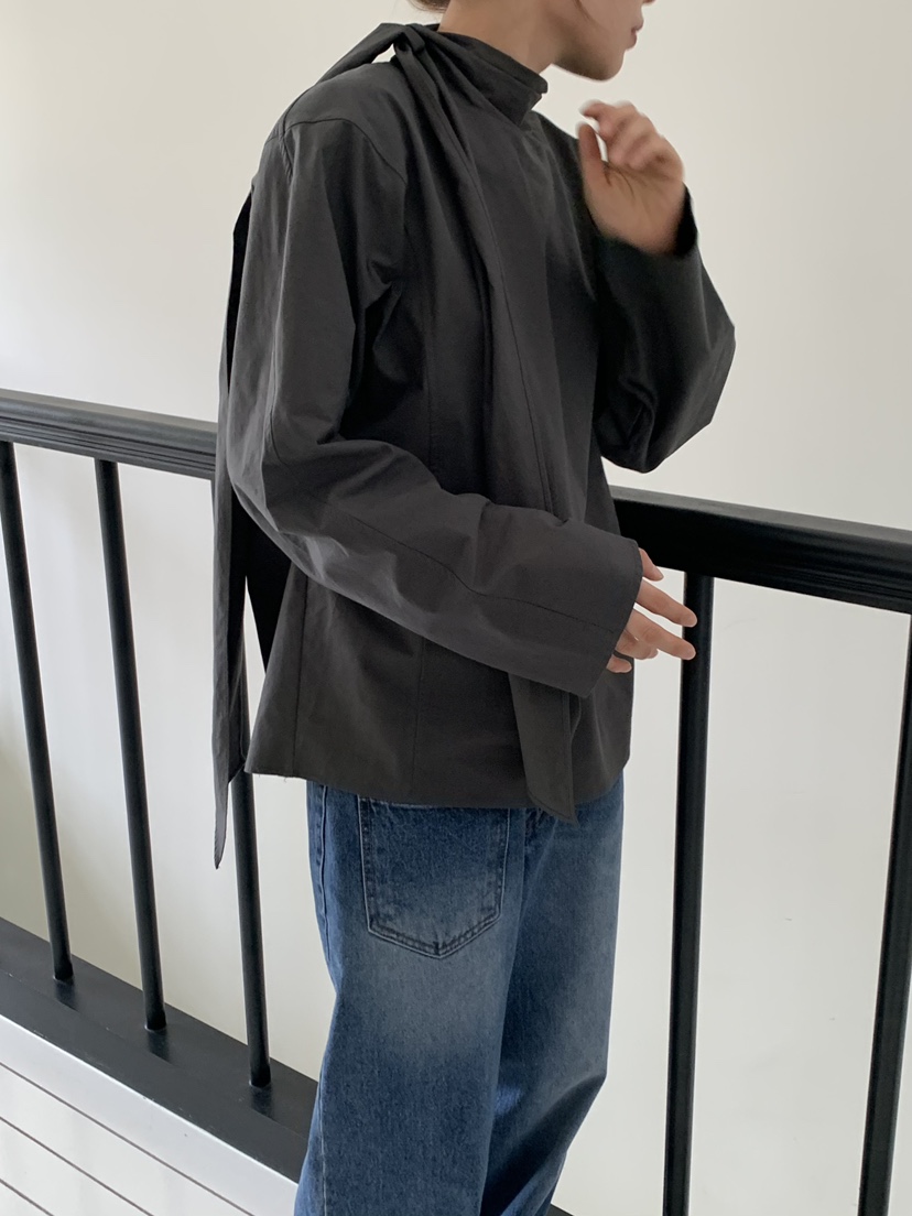 LOVE MY SANTA東大門㊣代購女裝新品職業熱賣人氣襯衫蕾絲衫Santa/LOVE MY SANTA襯衫/蕾絲衫圖色2墨