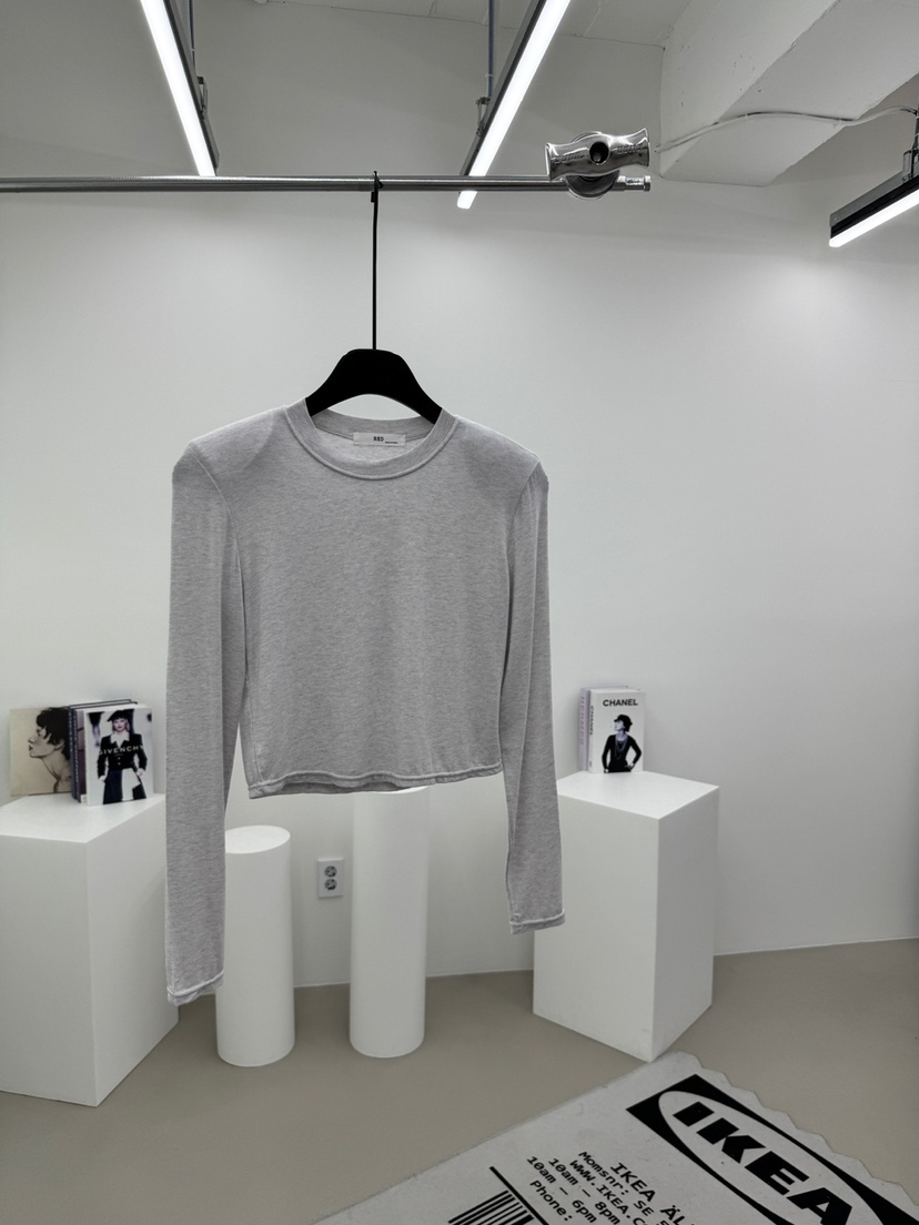 RED-A韓國直郵㊣女士新品休閑職業25秋冬人氣真品推薦長袖T恤RED-A長袖T恤