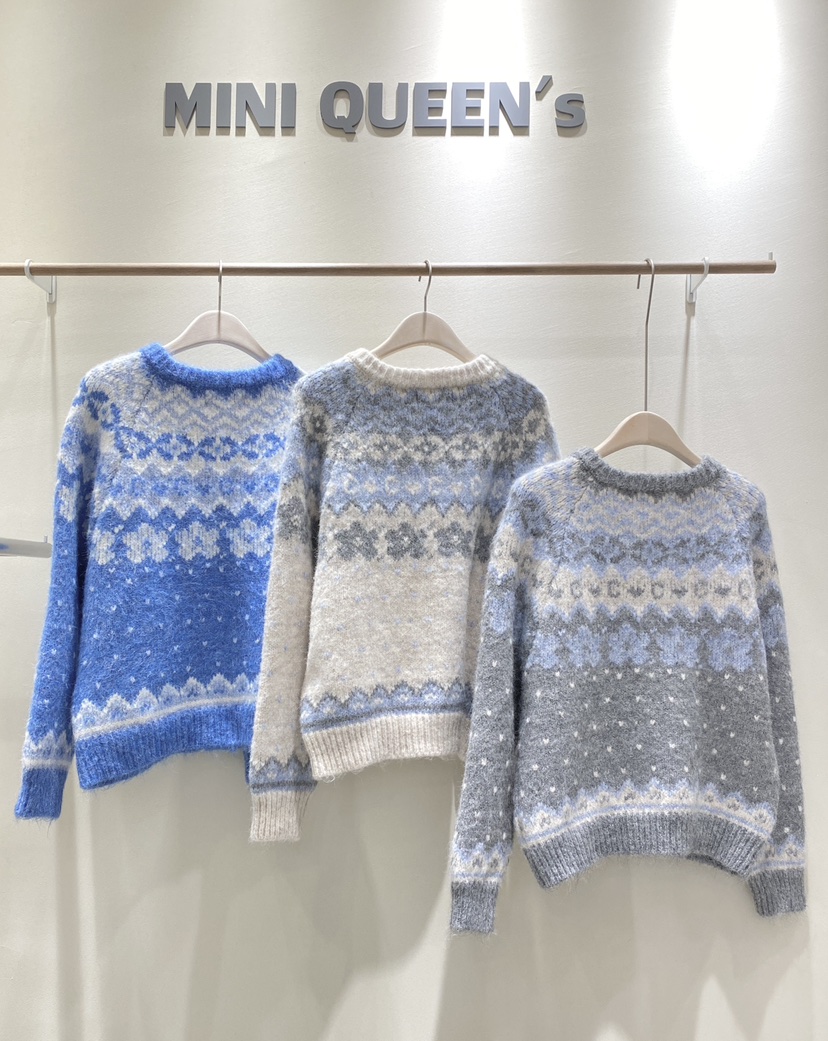 MINIQUEENS東大門㊣代購女士新款推薦時尚休閑職業人氣針織衫MINIQUEENS針織衫