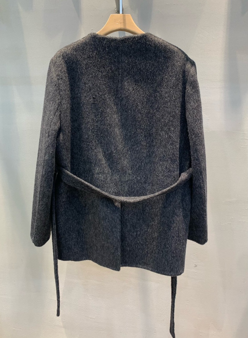 THE SIL東大門㊣直郵女裝新品25秋冬真品短款大衣含腰帶手工THE SIL/1 2ILLY短款大衣