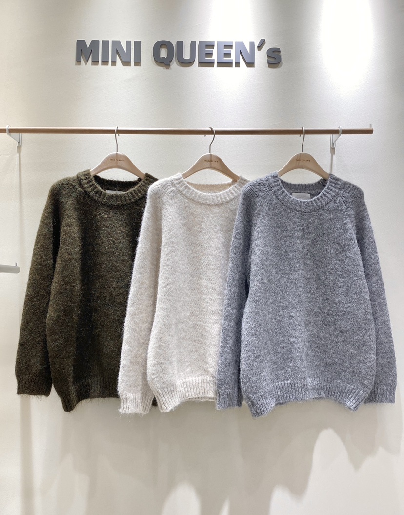 MINIQUEENS韓國直郵㊣女裝新品人氣休閑真品推薦時尚針織衫MINIQUEENS針織衫