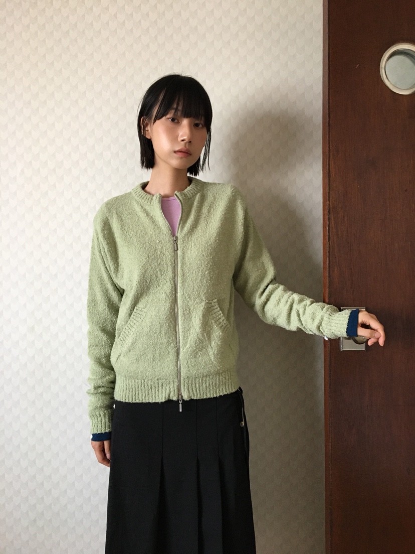 CCW東大門㊣實拍女裝新款真品職業休閑25秋冬熱賣針織衫口袋CCW--NYUNYU針織衫