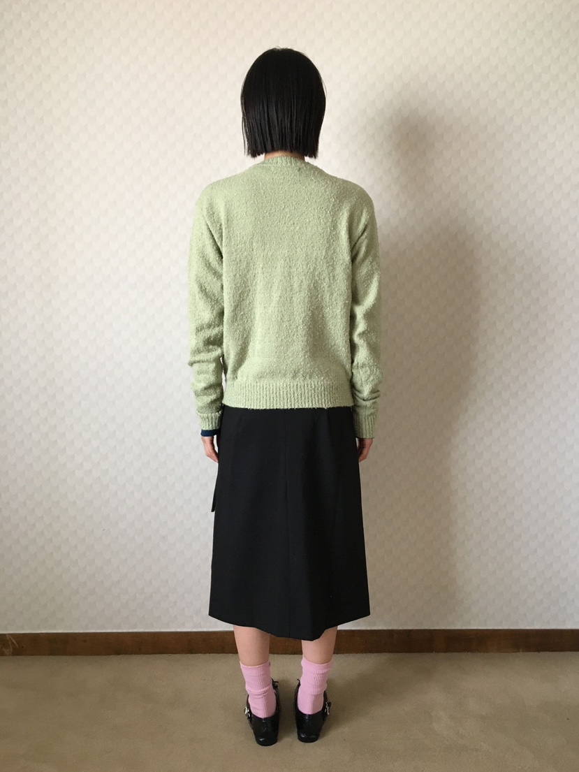 CCW東大門㊣實拍女裝新款真品職業休閑25秋冬熱賣針織衫口袋CCW--NYUNYU針織衫