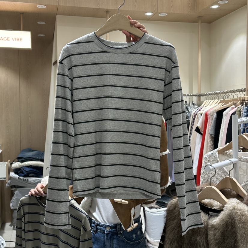 VINTAGE VIBE東大門㊣實拍女士新品推薦真品人氣時尚長袖T恤VINTAGE VIBE長袖T恤