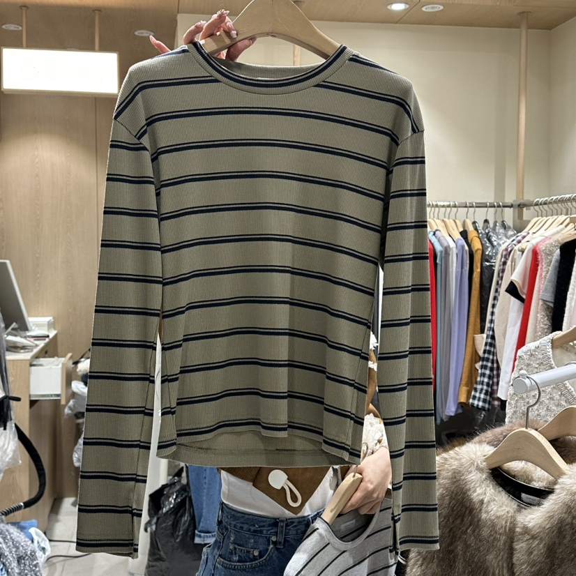 VINTAGE VIBE東大門㊣實拍女士新品推薦真品人氣時尚長袖T恤VINTAGE VIBE長袖T恤圖色2