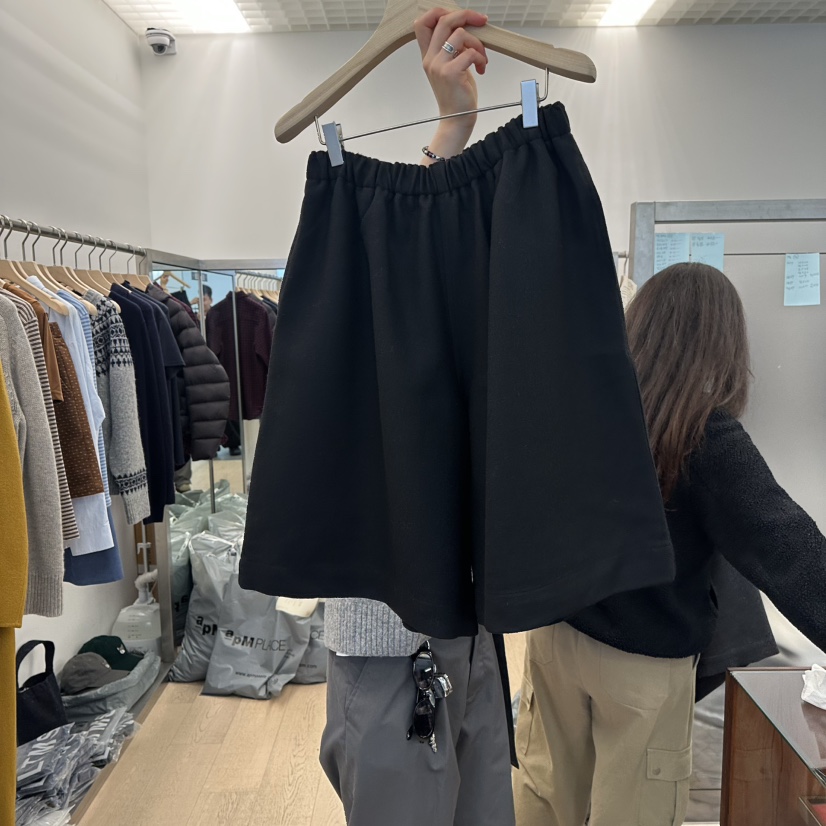 LTMS東大門㊣實拍女裝新品休閑時尚25秋冬人氣熱賣短褲羊毛LTMS短褲圖色2黑色