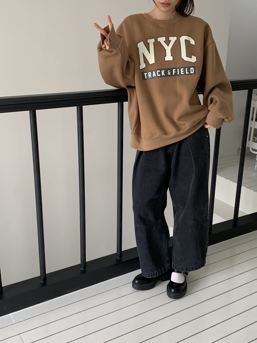 LOVE MY SANTA東大門㊣代購女裝新品25秋冬熱賣真品休閑衛衣Santa/LOVE MY SANTA衛衣