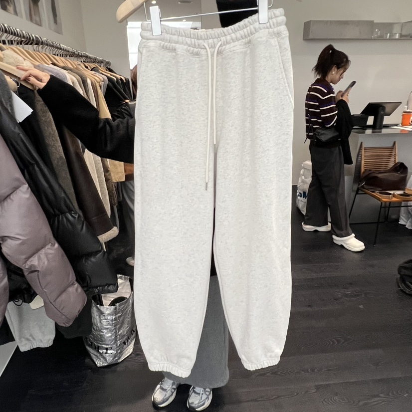 OBJECT韓國代購㊣女裝新款25秋冬職業熱賣真品時尚休閑褲加絨OBJECT休閑褲