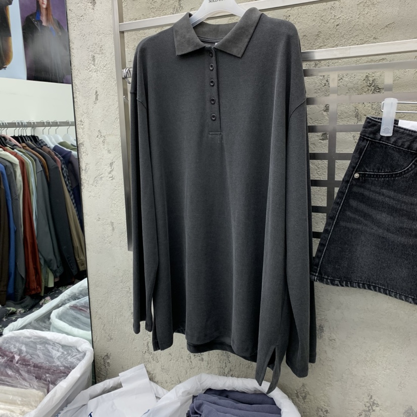 SOLD OUT韓國代購㊣女士新款休閑25秋冬真品熱賣職業長袖T恤SOLD OUT長袖T恤