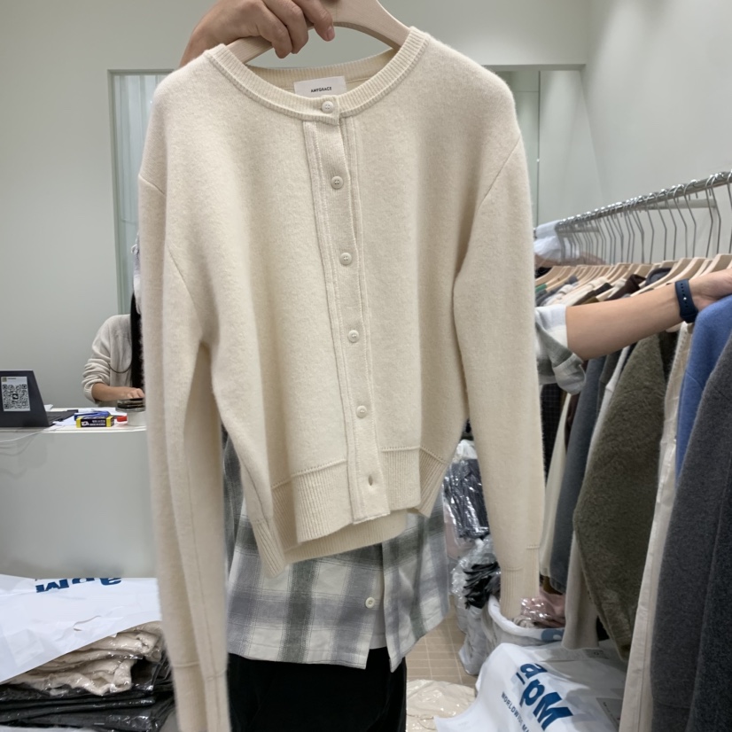 AMY GRACE韓國代購㊣女裝新款休閑真品熱賣職業推薦針織衫AMY GRACE針織衫圖色3