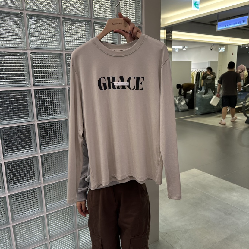 URBANSTORY/REMAKING東大門㊣代購女裝新款熱賣推薦長袖T恤Remaking/URBANSTORY長袖T恤