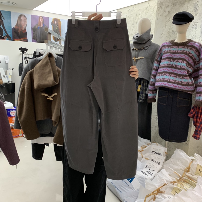 SOLD OUT韓國代購㊣女士新品職業25秋冬熱賣人氣休閑褲燈籠SOLD OUT休閑褲