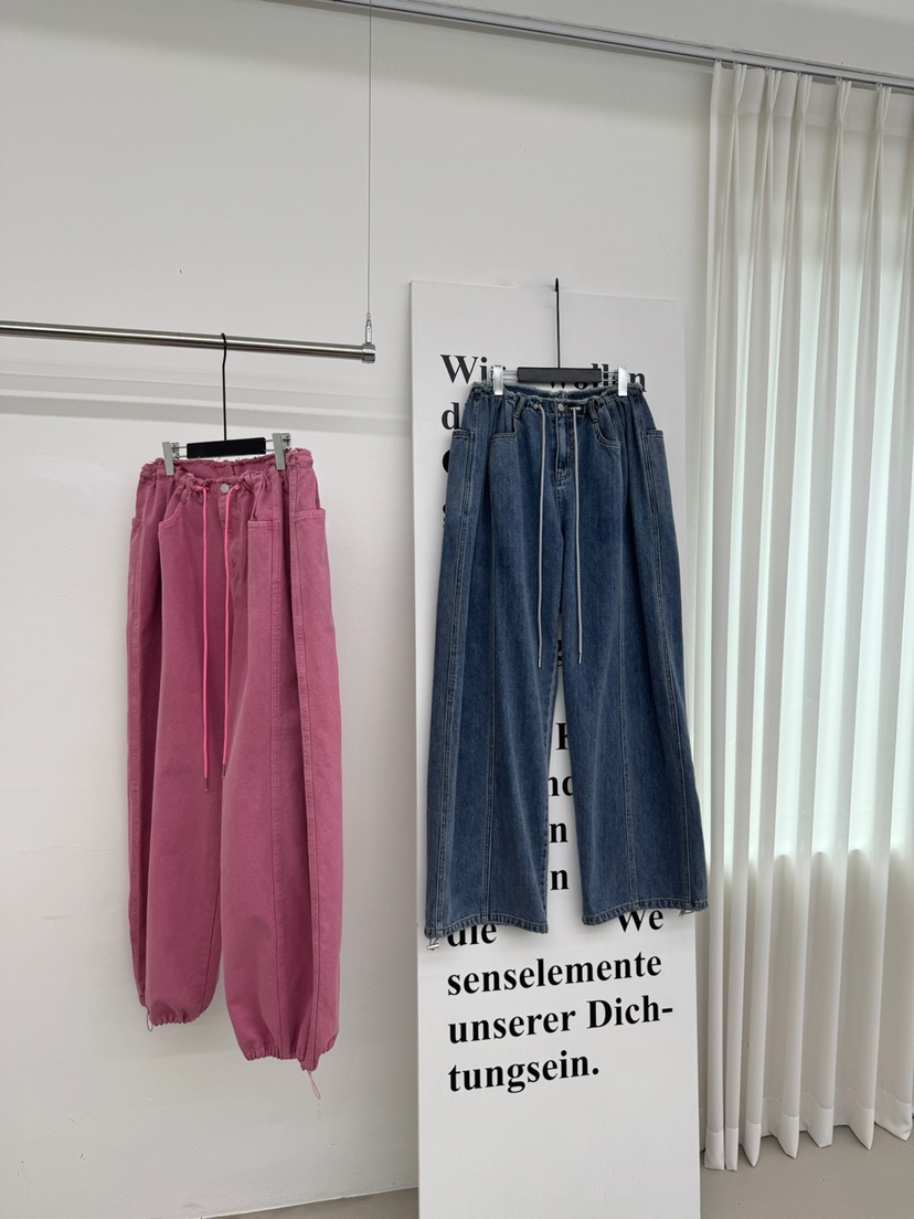 RED-A東大門㊣直郵女裝新品休閑推薦人氣真品25秋冬休閑褲系帶RED-A休閑褲