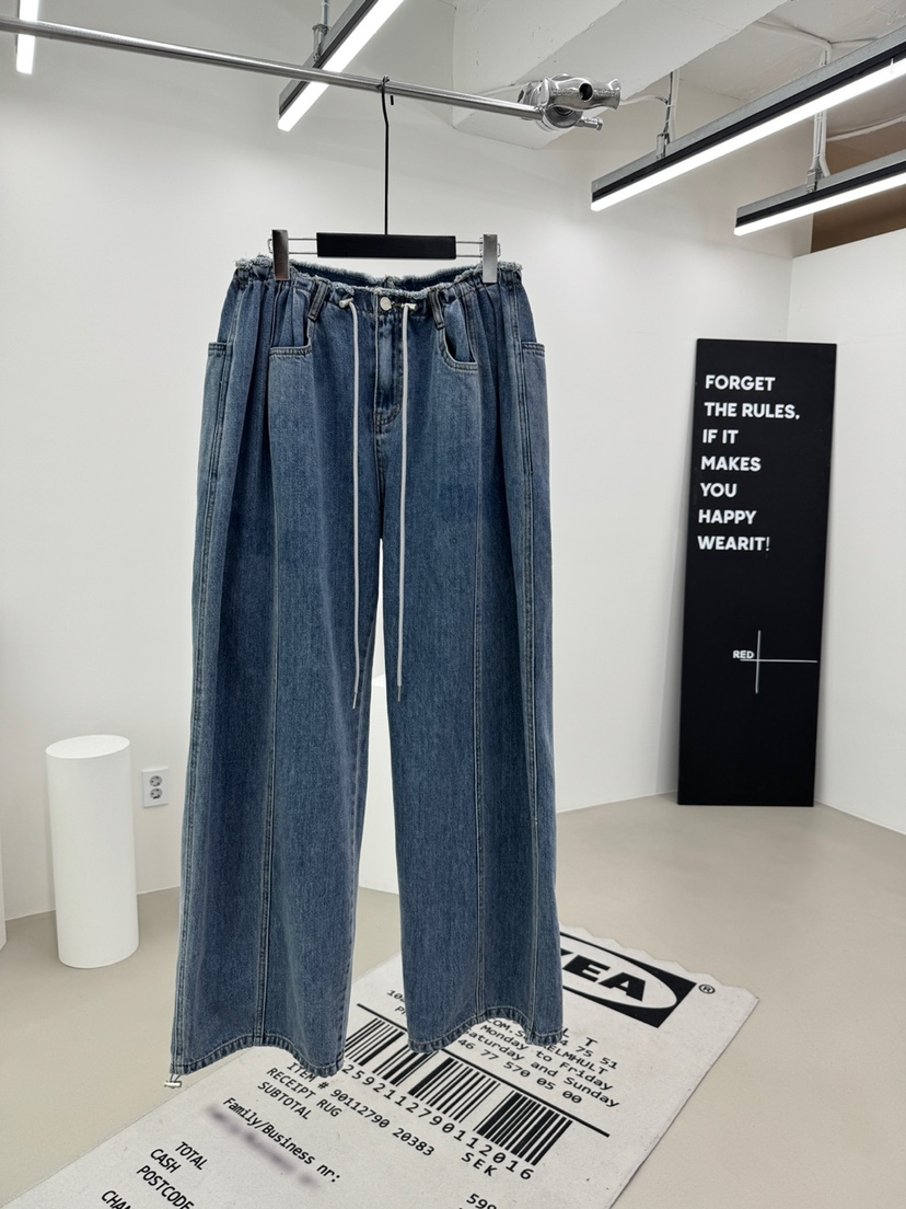 RED-A東大門㊣直郵女裝新品休閑推薦人氣真品25秋冬休閑褲系帶RED-A休閑褲