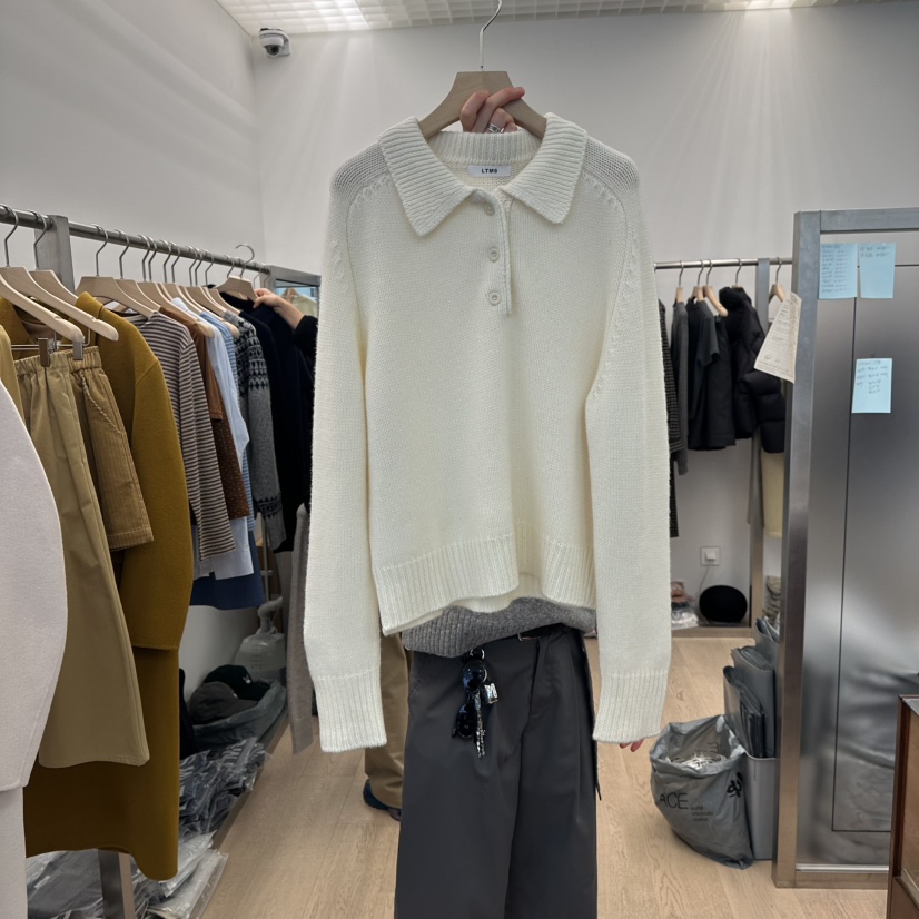 LTMS韓國直郵㊣女裝新品25秋冬推薦人氣熱賣真品時尚職業毛衣LTMS毛衣