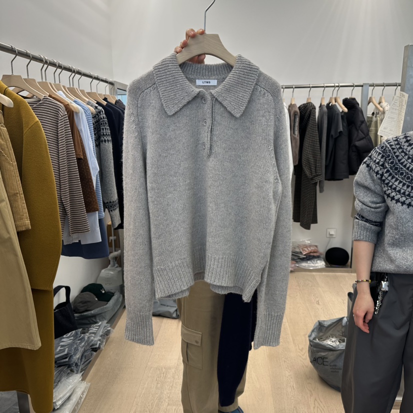 LTMS韓國直郵㊣女裝新品25秋冬推薦人氣熱賣真品時尚職業毛衣LTMS毛衣圖色3
