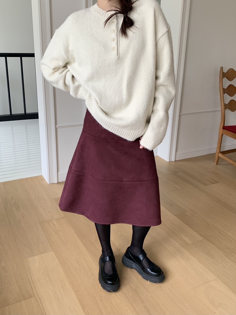 LOVE MY SANTA韓國代購㊣女裝新款時尚休閑人氣半身裙中短裙Santa/LOVE MY SANTA半身裙/中短裙圖色2