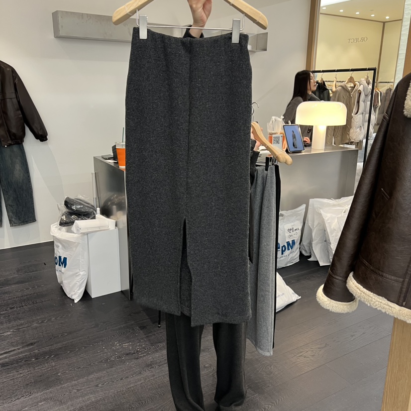 OBJECT韓國直郵㊣女裝新品25秋冬人氣推薦休閑時尚職業長裙OBJECT長裙