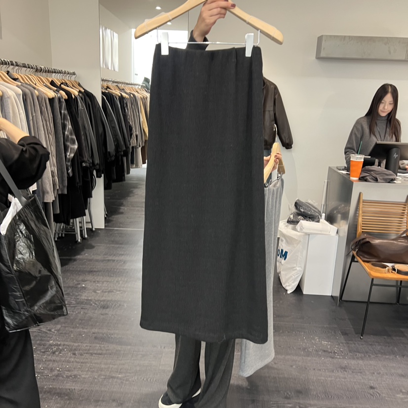 OBJECT韓國直郵㊣女裝新品25秋冬人氣推薦休閑時尚職業長裙OBJECT長裙圖色3