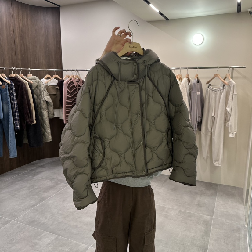 URBANSTORY/REMAKING東大門㊣代購女士新款職業短款羽絨服Remaking/URBANSTORY短款羽絨服圖色2