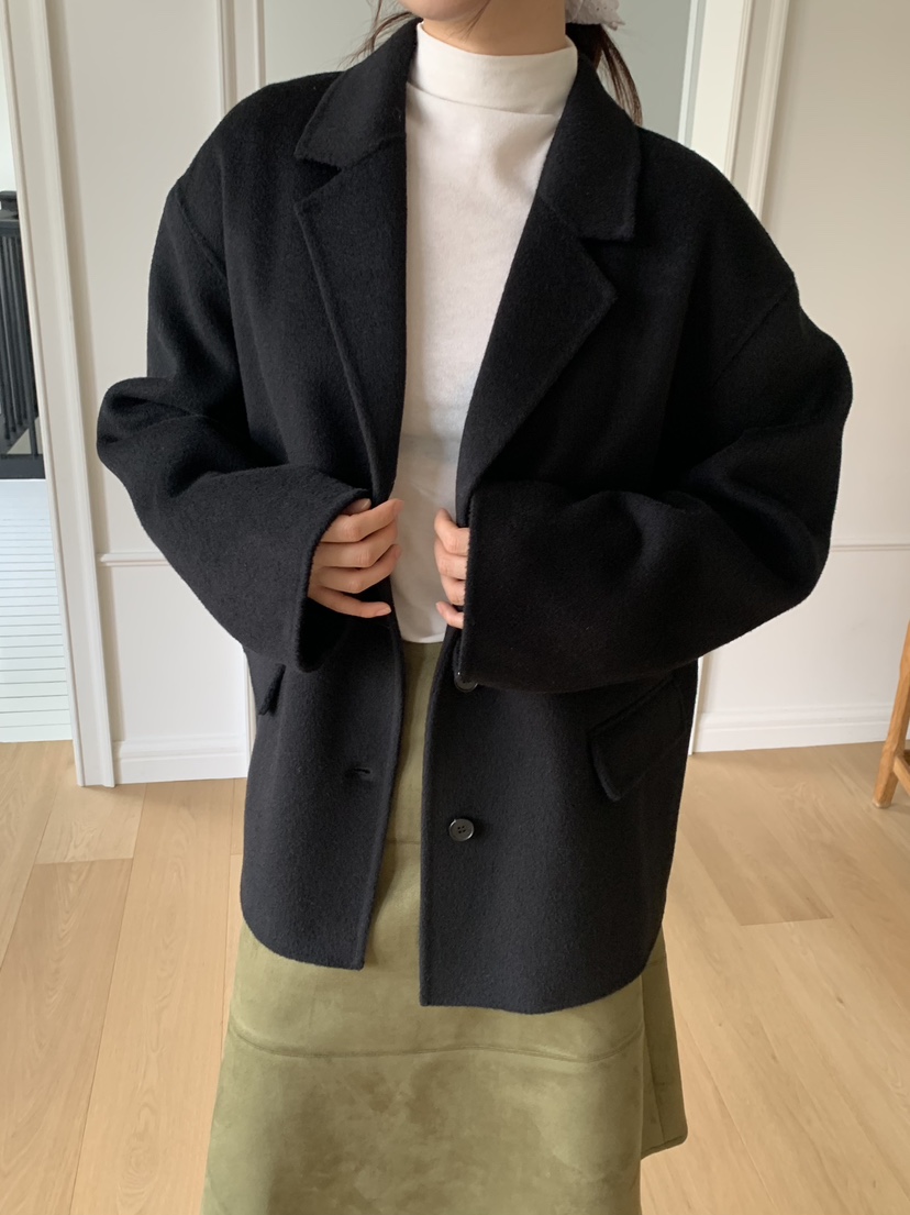 LOVE MY SANTA韓國代購㊣女裝新款人氣推薦熱賣時尚休閑夾克Santa/LOVE MY SANTA夾克圖色5黑