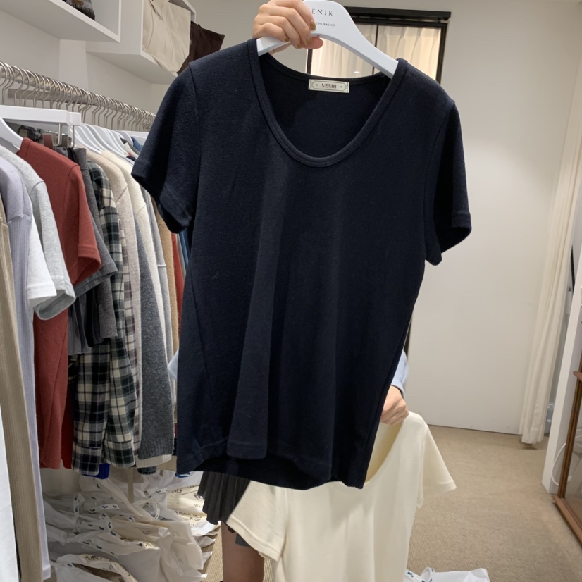 VENIR-a東大門㊣實拍女士新款熱賣休閑推薦職業人氣真品T恤VENIR-aT恤圖色3