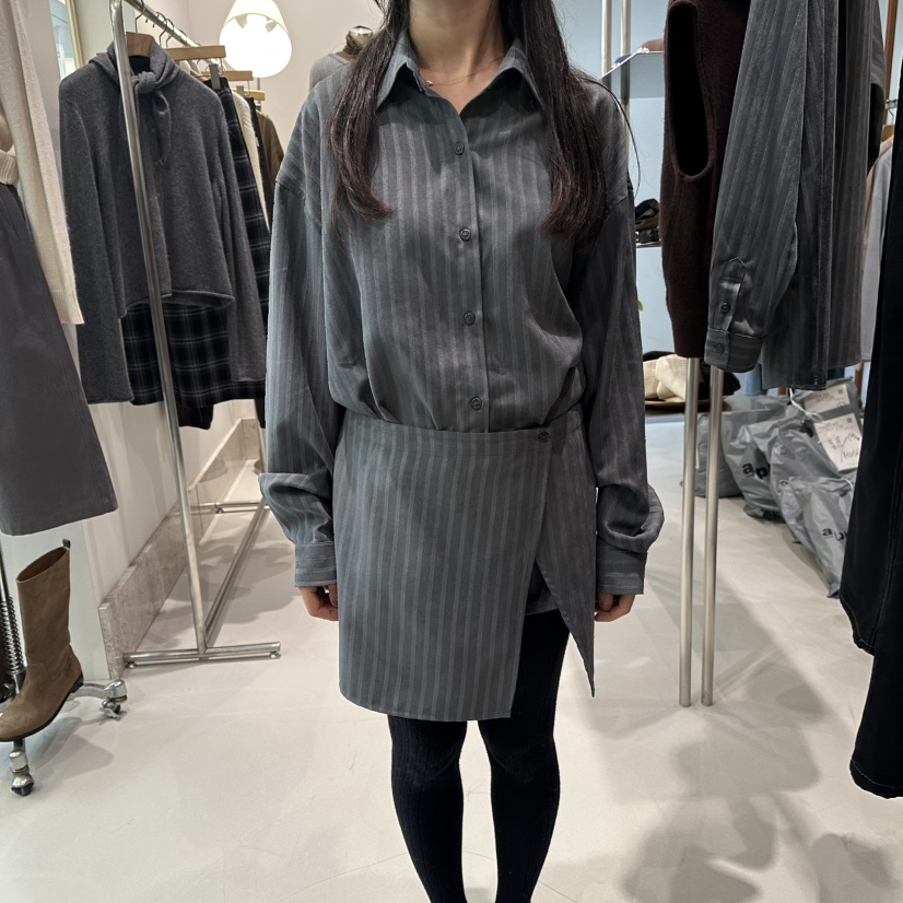 ANDMORE BUTTON東大門㊣直郵女士新款真品25秋冬套裝絨面革ANDMORE BUTTON套裝