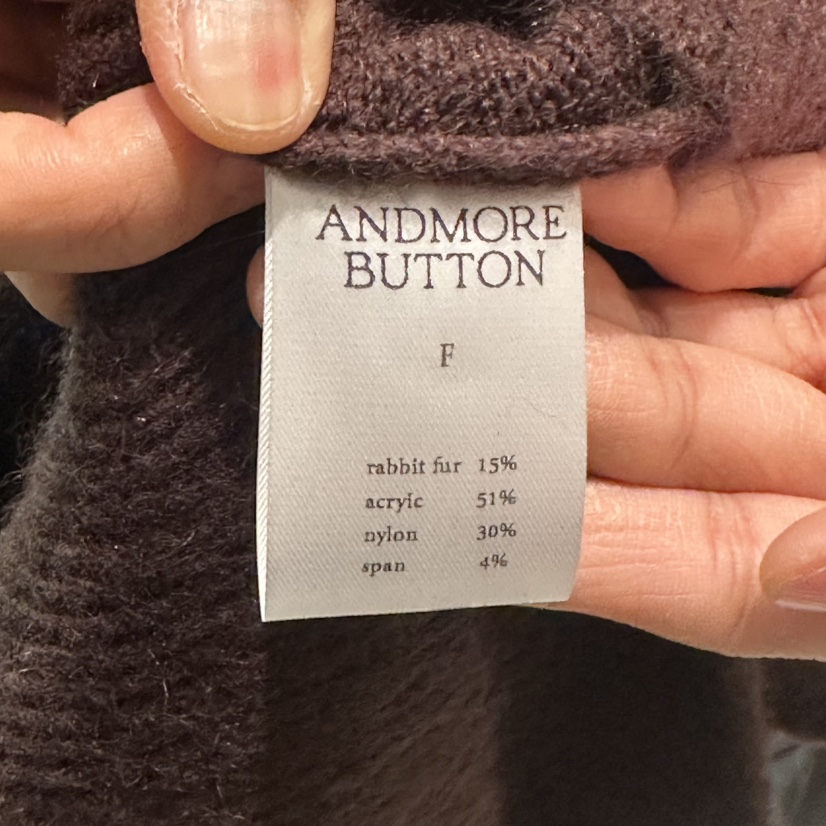 ANDMORE BUTTON韓國代購㊣女裝新款職業熱賣推薦休閑真品馬甲ANDMORE BUTTON馬甲