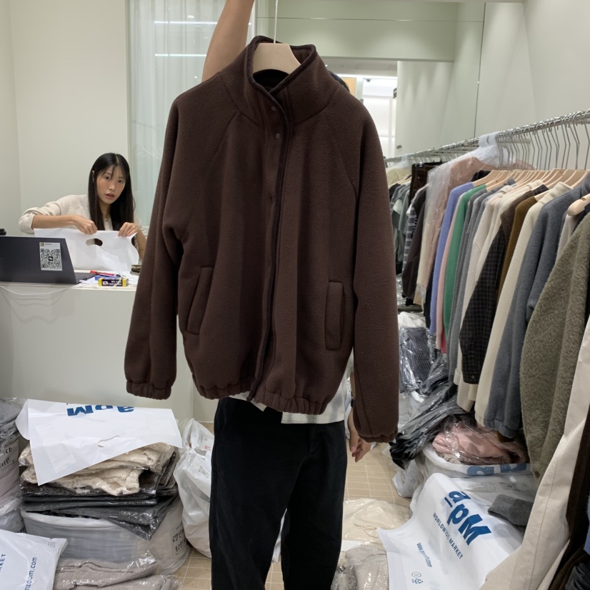 AMY GRACE東大門㊣直郵女士新款人氣推薦職業25秋冬夾克羊毛AMY GRACE夾克圖色2