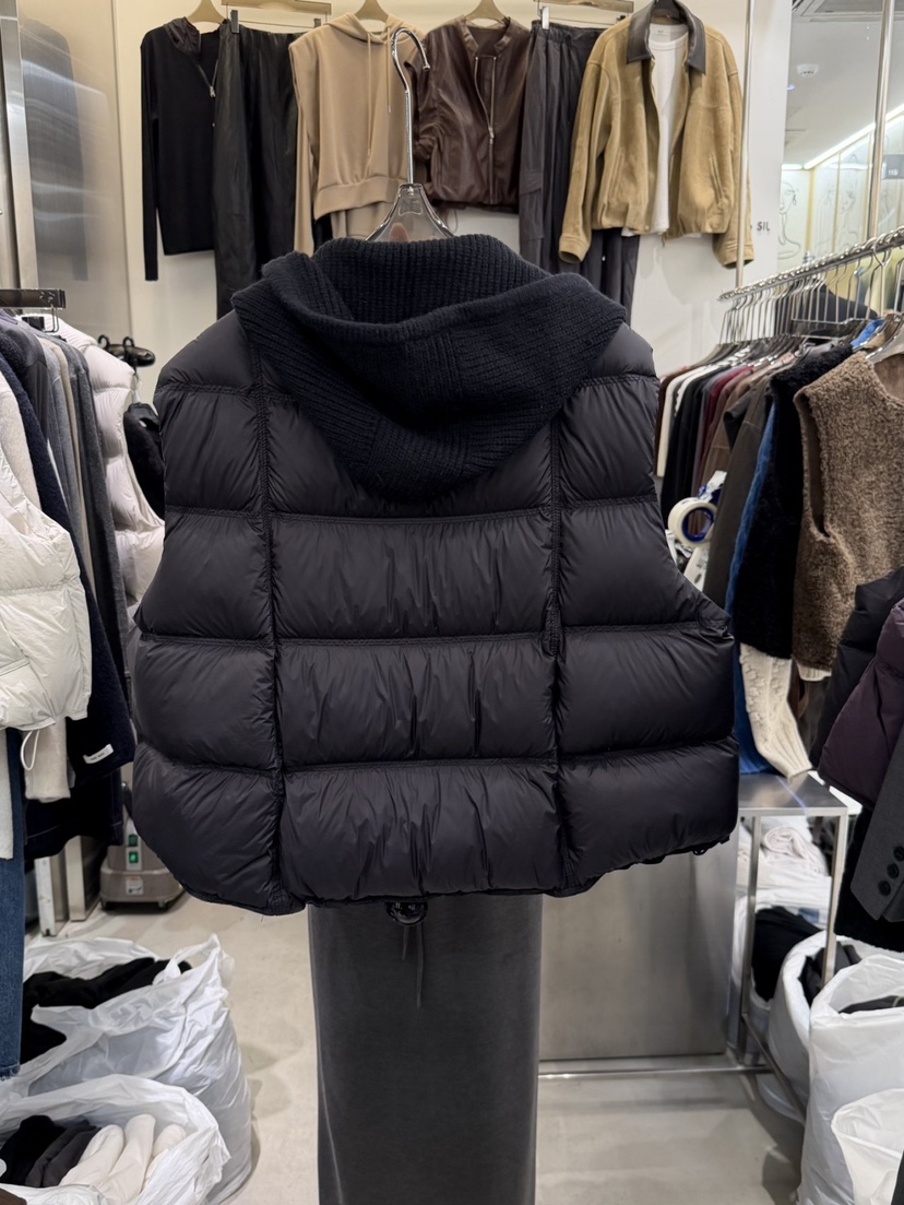 THE SIL韓國代購㊣女裝新品職業休閑推薦人氣馬甲連帽鴨絨THE SIL/1 2ILLY馬甲
