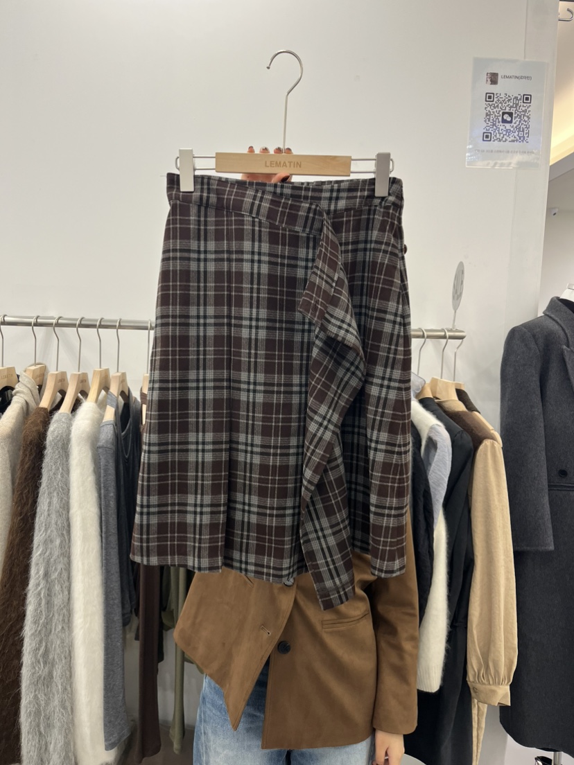 LEMATIN東大門㊣代購女士新品時尚休閑25秋冬真品半身裙中短裙LEMATIN半身裙/中短裙
