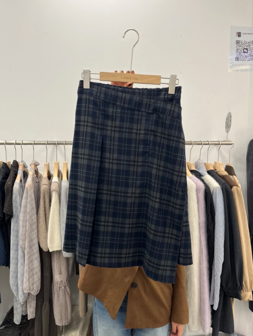 LEMATIN東大門㊣代購女士新品時尚休閑25秋冬真品半身裙中短裙LEMATIN半身裙/中短裙圖色2