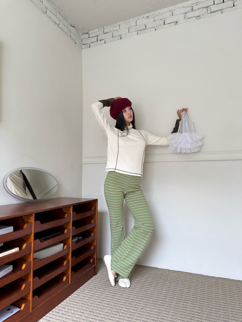 MAISONDEGLORY韓國直郵㊣女士新款休閑推薦人氣熱賣時尚休閑褲MAISON DE GLORY休閑褲