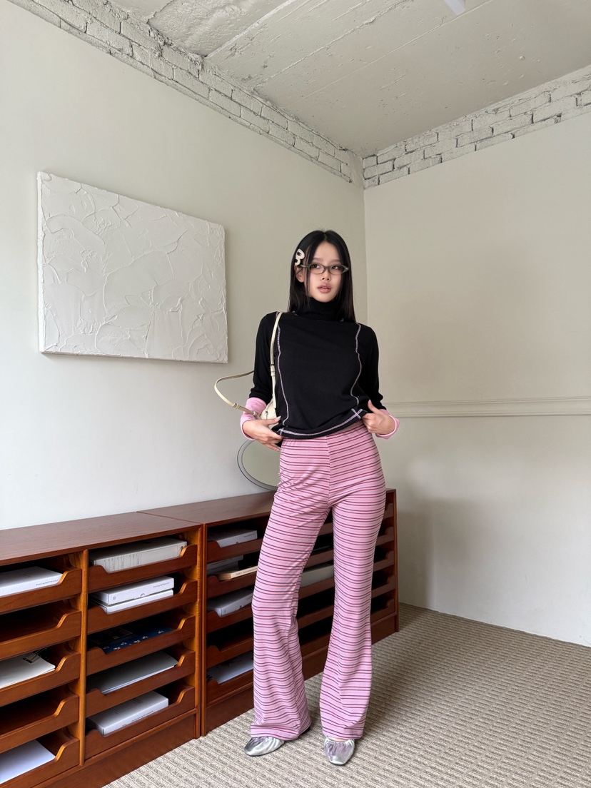 MAISONDEGLORY韓國直郵㊣女士新款休閑推薦人氣熱賣時尚休閑褲MAISON DE GLORY休閑褲