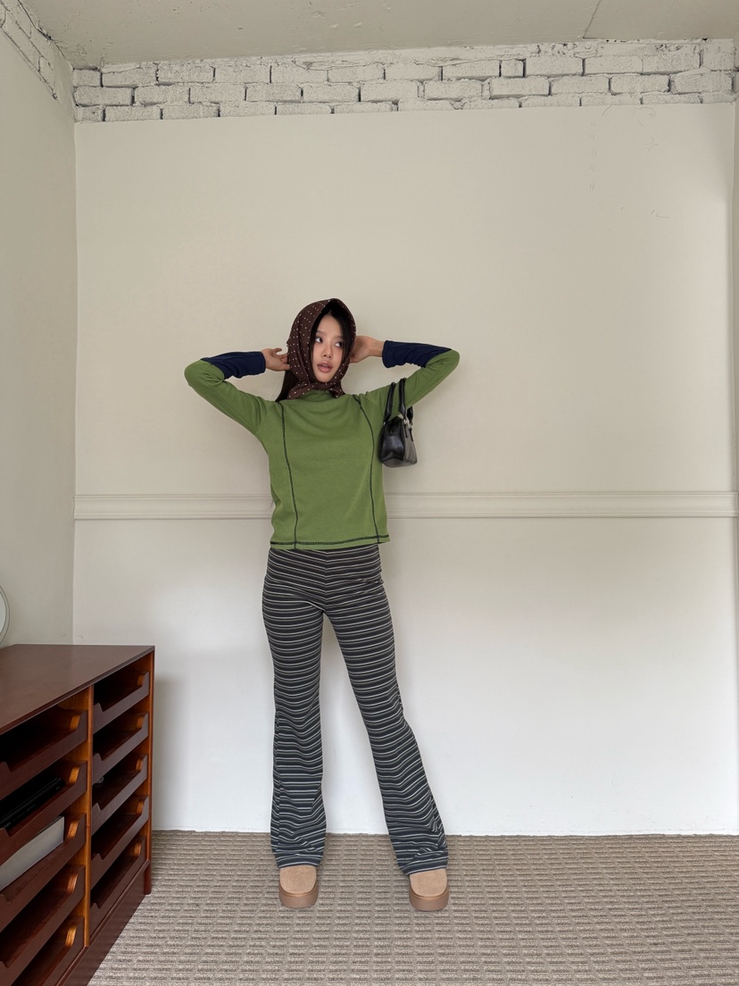 MAISONDEGLORY韓國直郵㊣女士新款休閑推薦人氣熱賣時尚休閑褲MAISON DE GLORY休閑褲