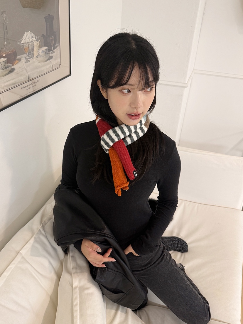 NICEALICE東大門㊣實拍女裝新品職業休閑時尚圍巾披肩修身圍巾NICEALICE圍巾/披肩
