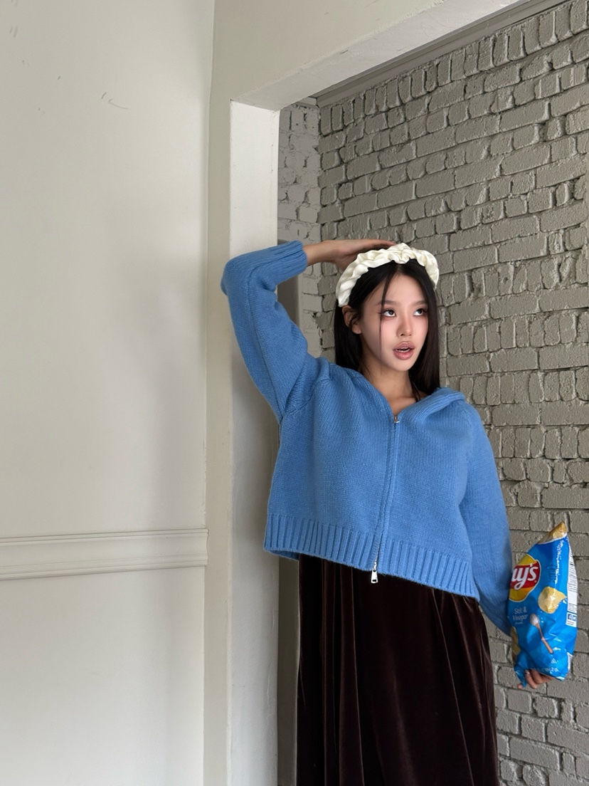 MAISONDEGLORY東大門㊣直郵女裝新品時尚人氣推薦針織衫連帽衫MAISON DE GLORY針織衫