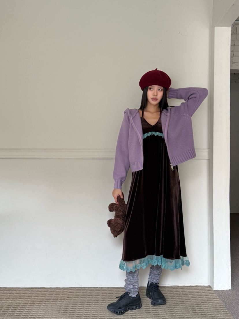 MAISONDEGLORY東大門㊣直郵女裝新品時尚人氣推薦針織衫連帽衫MAISON DE GLORY針織衫