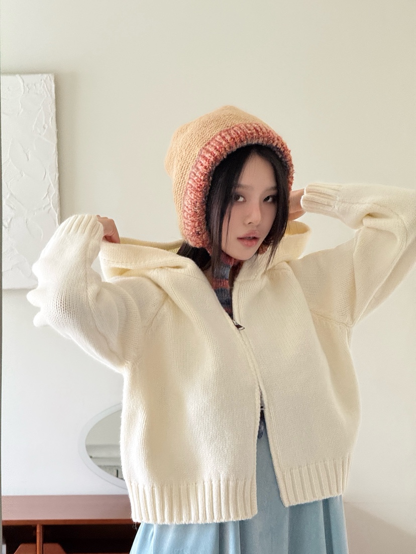 MAISONDEGLORY東大門㊣直郵女裝新品時尚人氣推薦針織衫連帽衫MAISON DE GLORY針織衫