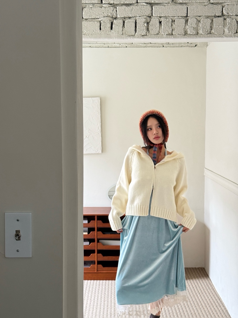 MAISONDEGLORY東大門㊣直郵女裝新品時尚人氣推薦針織衫連帽衫MAISON DE GLORY針織衫