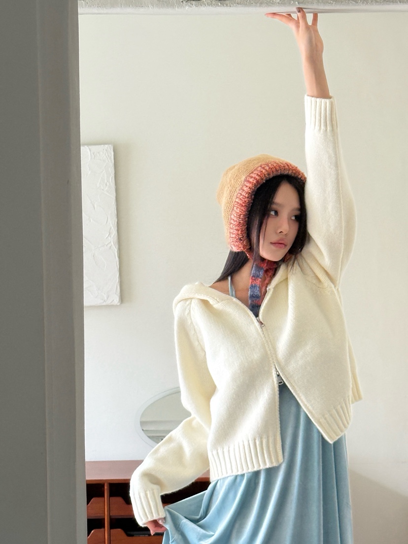 MAISONDEGLORY東大門㊣直郵女裝新品時尚人氣推薦針織衫連帽衫MAISON DE GLORY針織衫